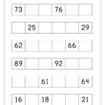 Ordering Numbers Worksheets Missing Numbers What Comes Before 
