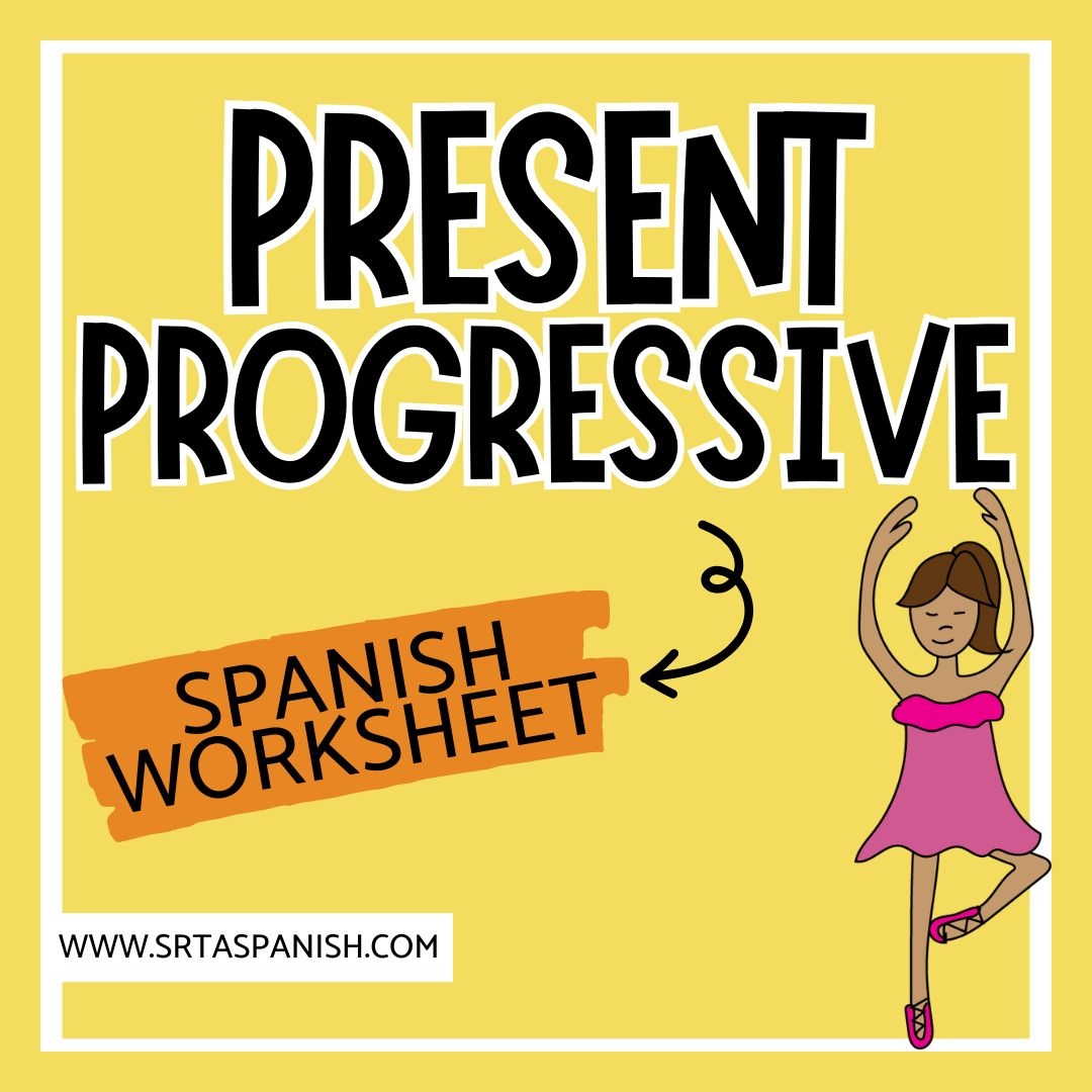 Free Printable Spanish Present Progressive Worksheets