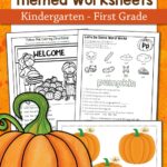 Pumpkin Worksheets For Kindergarten And First Grade Mamas 