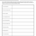 Self Esteem Sentence Completion Worksheet PDF 